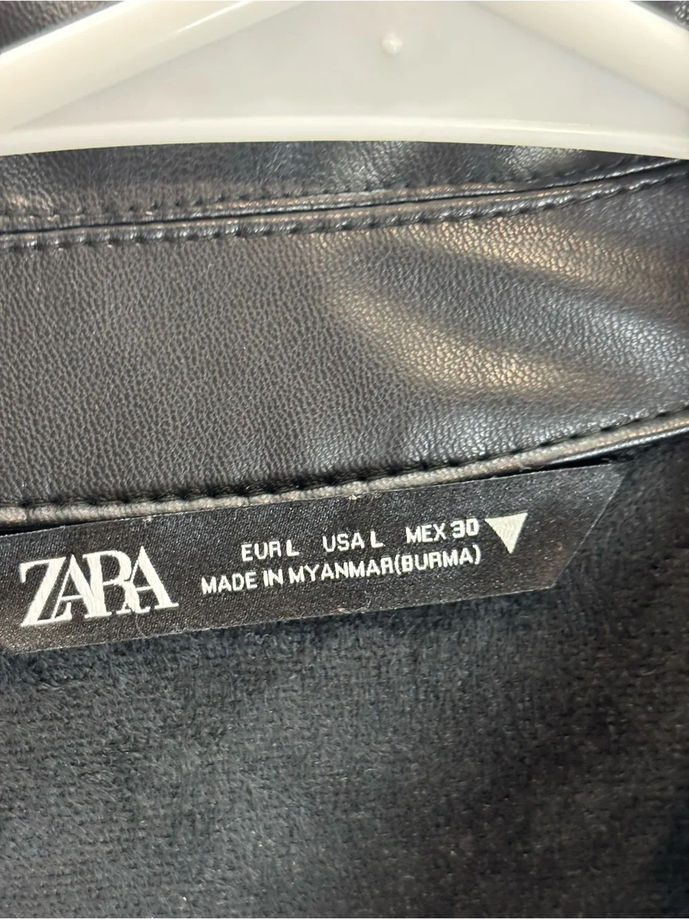 Zara faux black